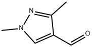 1,3-二甲基吡唑-4-甲醛 结构式