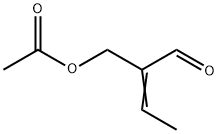 2-formylbut-2-enyl acetate 结构式