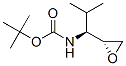 Carbamic acid, [(1S)-2-methyl-1-(2R)-oxiranylpropyl]-, 1,1-dimethylethyl ester 结构式