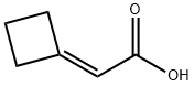2-亚环丁基乙酸 结构式