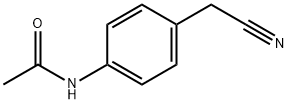 4-乙酰氨基苯乙腈 结构式
