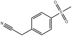 4-(甲基磺酰基)苯乙腈 结构式