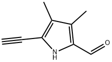 1H-Pyrrole-2-carboxaldehyde, 5-ethynyl-3,4-dimethyl- (9CI) 结构式