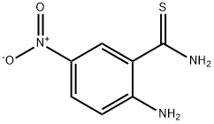 2-氨基-5-硝基苯硫代甲酰胺 结构式