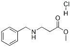 3-(苄基氨基)丙酸甲酯盐酸盐 结构式