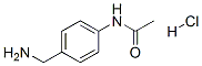 N-(4-(氨基甲基)苯基)乙酰胺盐酸盐 结构式