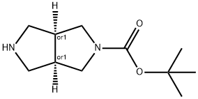 cis-2-Boc-六氢吡咯并[3,4-c]吡咯 结构式