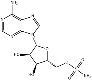 Adenosine, 5'-sulfaMate 结构式