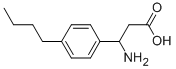 3-AMINO-3-(4-BUTYLPHENYL)-PROPIONIC ACID 结构式