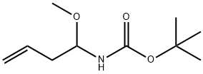 Carbamic acid, (1-methoxy-3-butenyl)-, 1,1-dimethylethyl ester (9CI) 结构式