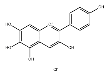 Aurantinidin chloride 结构式