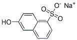 sodium 6-hydroxynaphthalenesulphonate 结构式