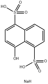 disodium 4-hydroxynaphthalene-1,5-disulphonate 结构式