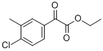 ETHYL 4-CHLORO-3-METHYLBENZOYLFORMATE 结构式