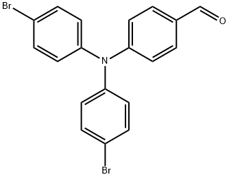 4-[双(4-溴苯基)氨基]苯甲醛 结构式