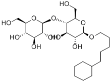 5-CYCLOHEXYLPENTYL Β-D-MALTOSIDE 结构式