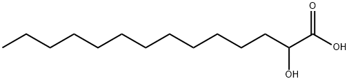 2-羟基十四烷酸 结构式