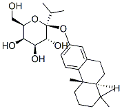 .beta.-D-Galactopyranoside, (4bS,8aS)-4b,5,6,7,8,8a,9,10-octahydro-4b,8,8-trimethyl-1-(1-methylethyl)-2-phenanthrenyl 结构式