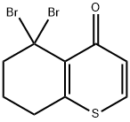 5,5-Dibromo-6,7-dihydro5H-benzo[b]thiophen-4-one 结构式
