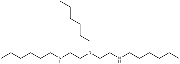 N,N′,N′′-三己基二乙烯三胺 结构式