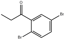 1-(2,5-二溴苯基)丙-1-酮 结构式