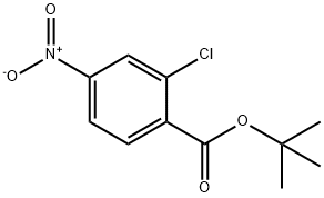 TERT-BUTYL 2-CHLORO-4-NITROBENZOATE 结构式