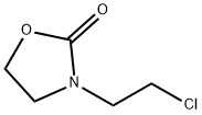 3-(2-氯乙基)-2-唑烷酮 结构式