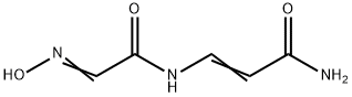 3-[[(Hydroxyimino)acetyl]amino]propenamide 结构式