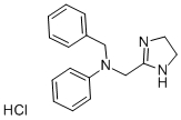 盐酸安他唑啉 结构式