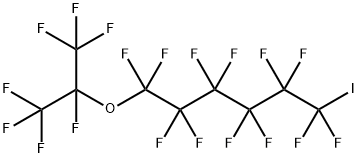 1-IODO-6-(HEPTAFLUOROISOPROPOXY)PERFLUOROHEXANE 结构式