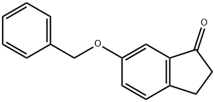 6-苄氧基-1-茚酮 结构式