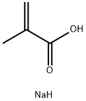 2-甲基-2-丙烯酸钠的均聚物 结构式