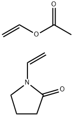 乙烯基吡咯烷酮-乙酸乙烯酯共聚物 结构式