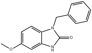 5-Methoxy-1-benzyl-1H-benzoimidazole-2(3H)-one 结构式