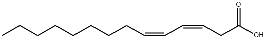 (3Z,5Z)-3,5-Tetradecadienoic acid 结构式