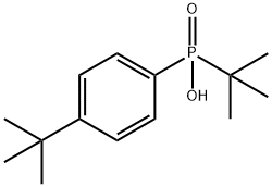 tert-Butyl(p-tert-butylphenyl)phosphinic acid 结构式