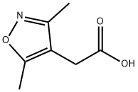 (3,5-二甲基异恶唑-4-基)乙酸 结构式