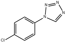 1-(4-氯苯基)-1H-1,2,3,4-四唑 结构式