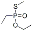 Ethylphosphonothioic acid O-ethyl S-methyl ester 结构式