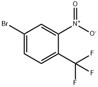 4-溴-2-硝基三氟甲基苯 结构式