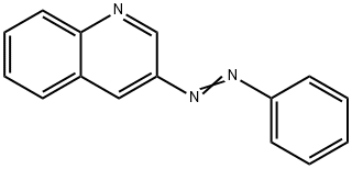 3-(Phenylazo)quinoline 结构式