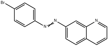 7-[(4-Bromophenyl)azo]quinoline 结构式