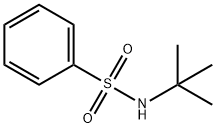 N-叔丁基苯磺酰胺 结构式