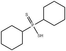 DICYCLOHEXYLDITHIOPHOSPHINIC ACID 结构式