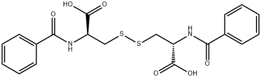 N,N′-二苯甲酰基-L-胱氨酸 结构式