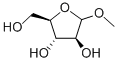 .beta.-D-Arabinofuranoside, methyl 结构式