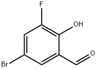 5-溴-3-氟-2-羟基苯甲醛 结构式