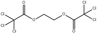 乙二醇双(三氯醋酸酯) 结构式