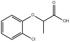 2-(2-氯苯氧基)丙酸 结构式