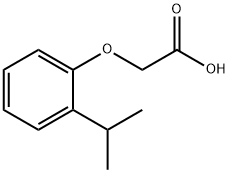 (2-异丙基-苯氧基)-乙酸 结构式